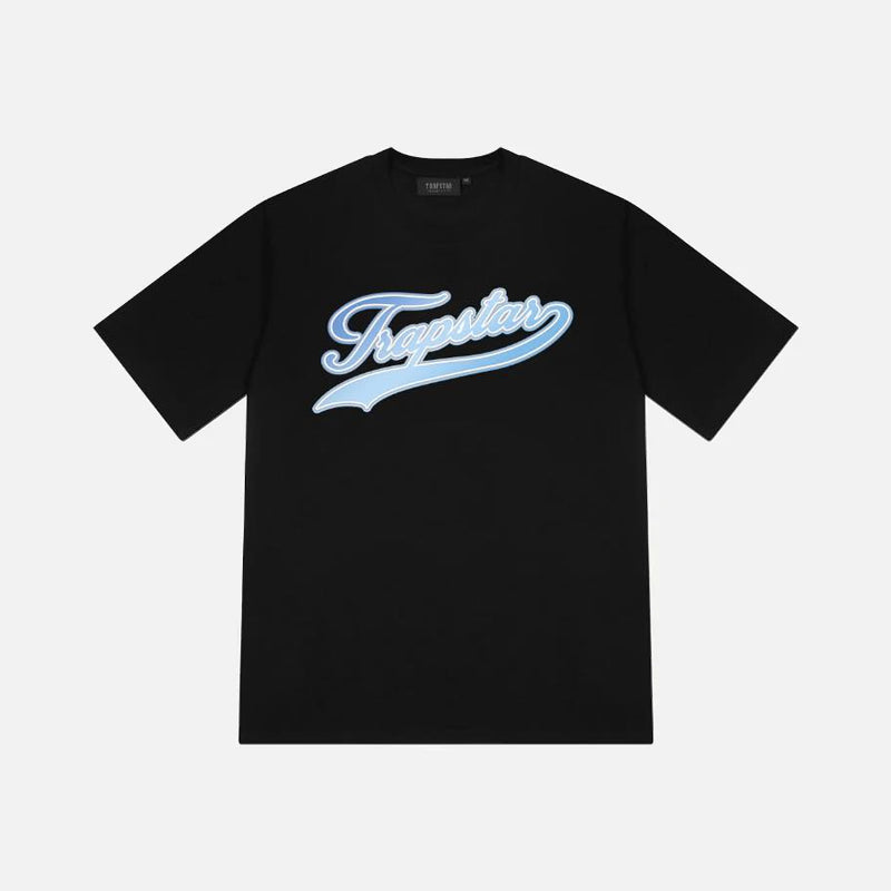 Trapstar Strikeout T-Shirt - Black / Blue