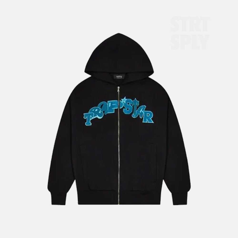 Trapstar Wildcard Hooded Tracksuit - Black / Teal