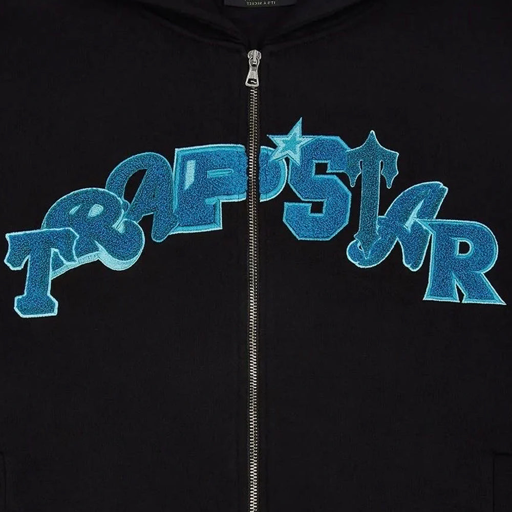 Trapstar Wildcard Hooded Tracksuit - Black / Teal