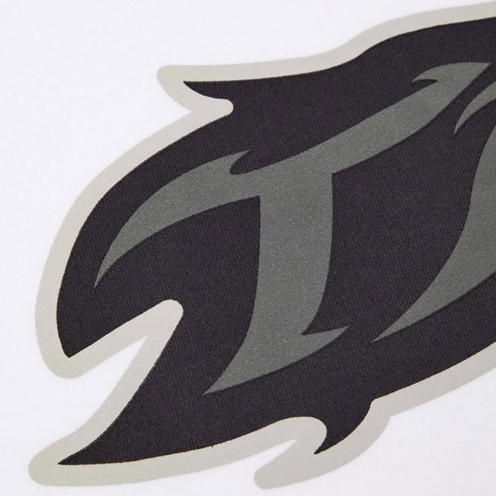 Trapstar TRP Flame T-Shirt & Short Set - White / Khaki