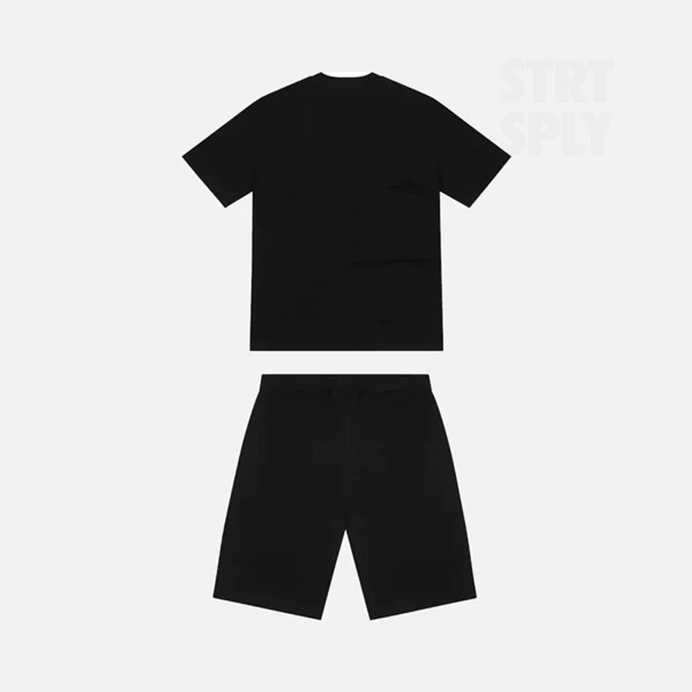 Trapstar Wildcard Chenille T-Shirt & Short Set - Black