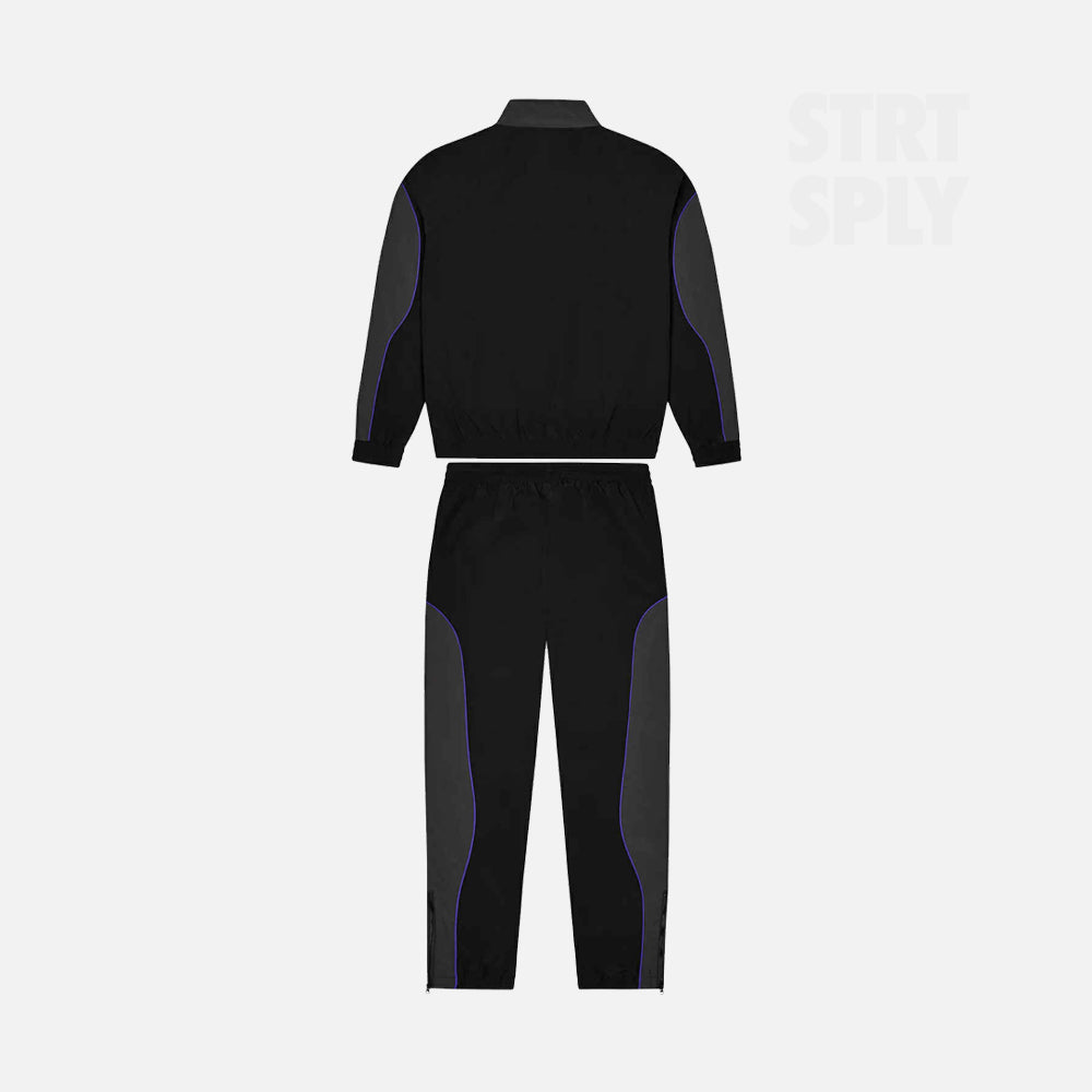 Trapstar Foundation Shell Tracksuit - Black / Grey