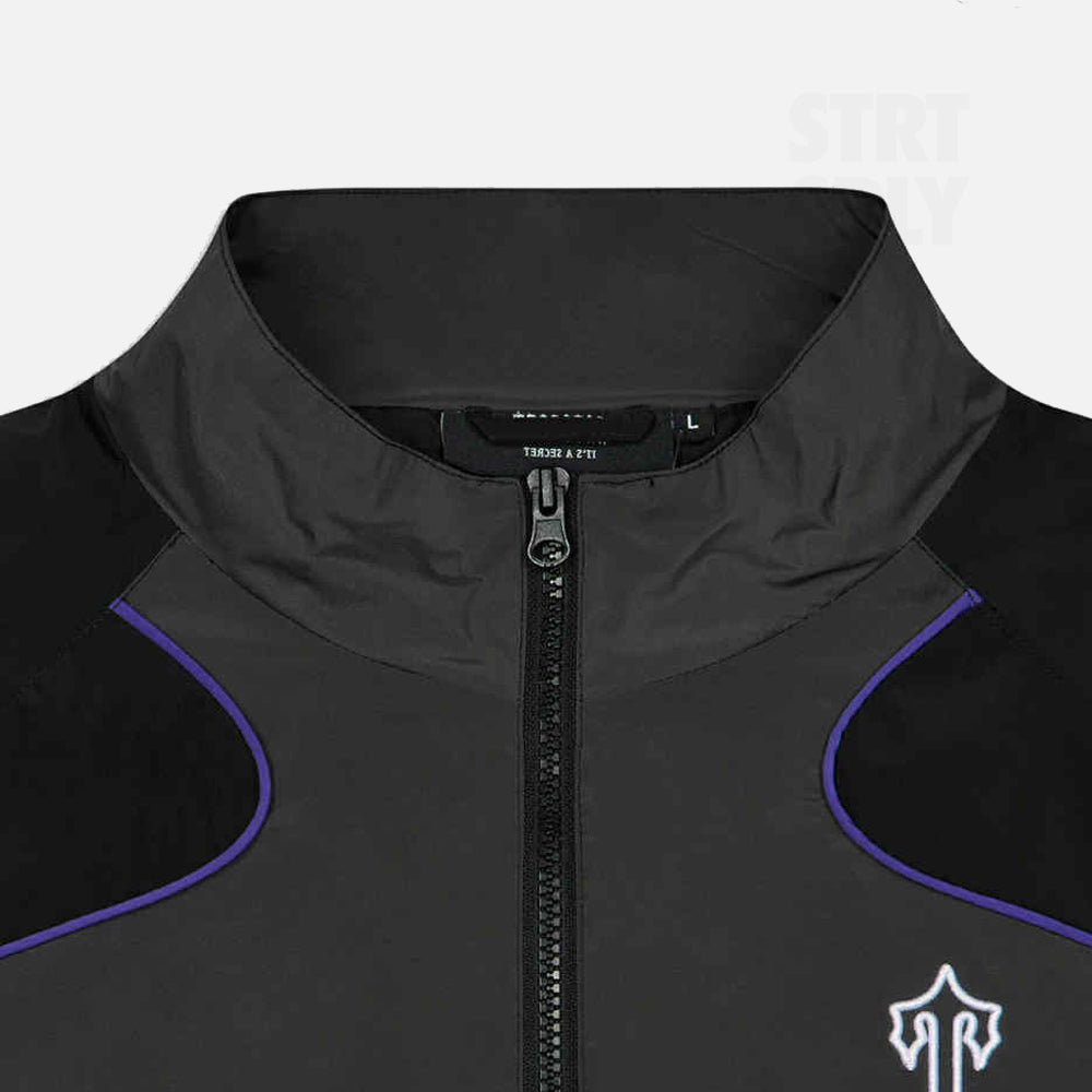 Trapstar Foundation Shell Tracksuit - Black / Grey