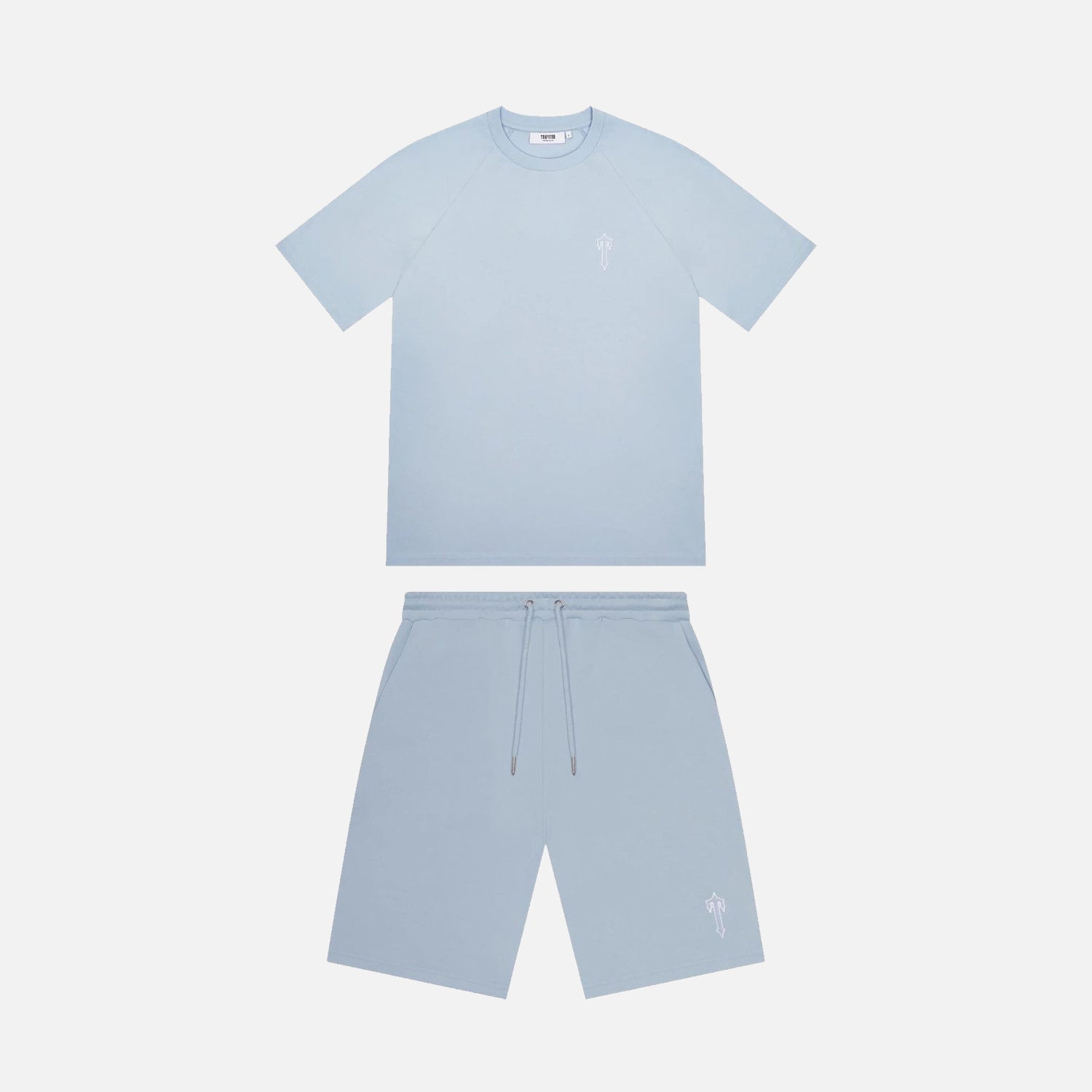 Trapstar Foundation T-Shirt & Short Set - Light Blue