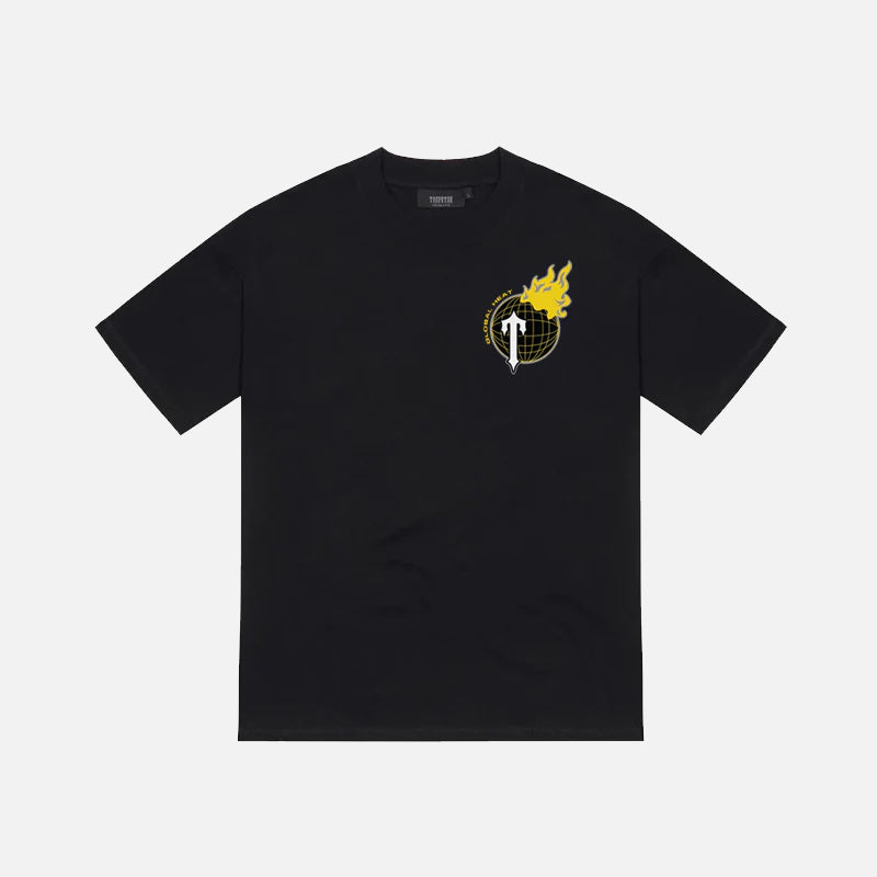 Trapstar Global Heat 2.1 T-Shirt - Black / Yellow