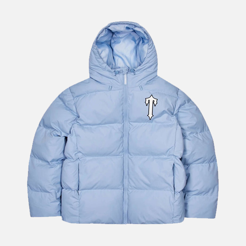 Trapstar Irongate Arch Hooded Puffer Jacket - Cashmere Blue