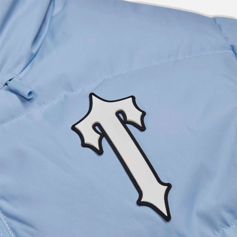 Trapstar Irongate Arch Hooded Puffer Jacket - Cashmere Blue