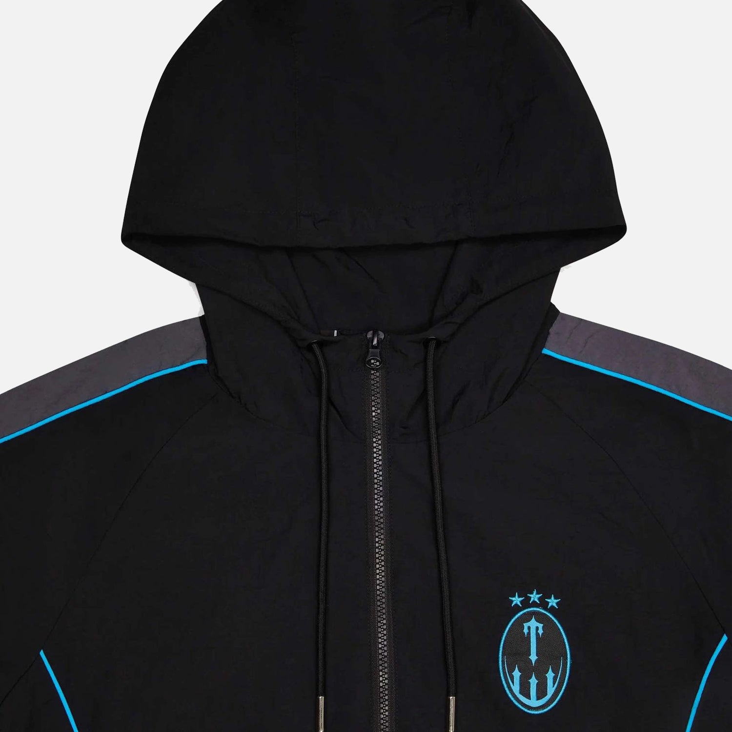 Trapstar Irongate Crest Shell Tracksuit - Black / Teal