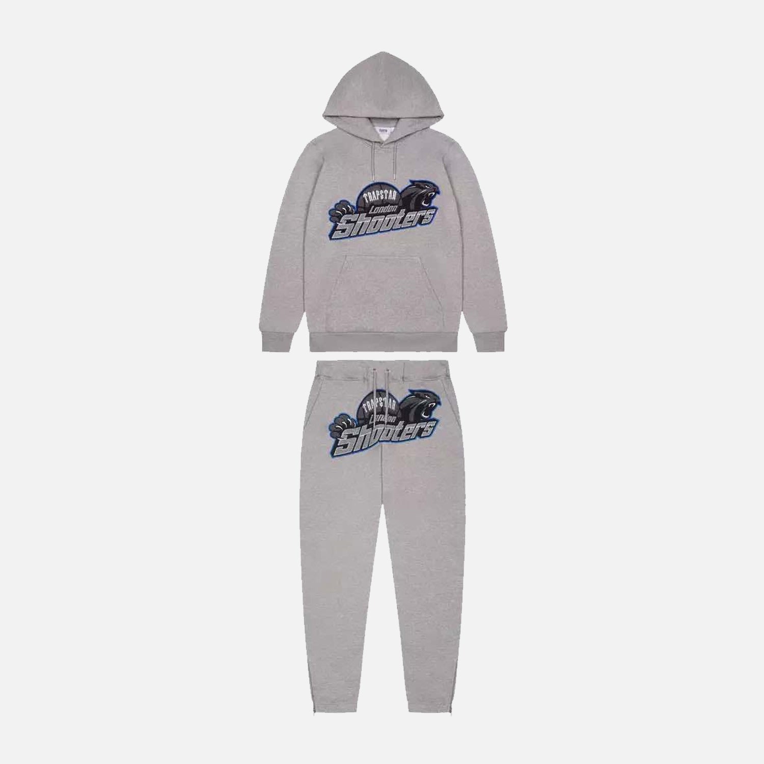 Trapstar Shooters Hooded Tracksuit - Grey Ice Edition