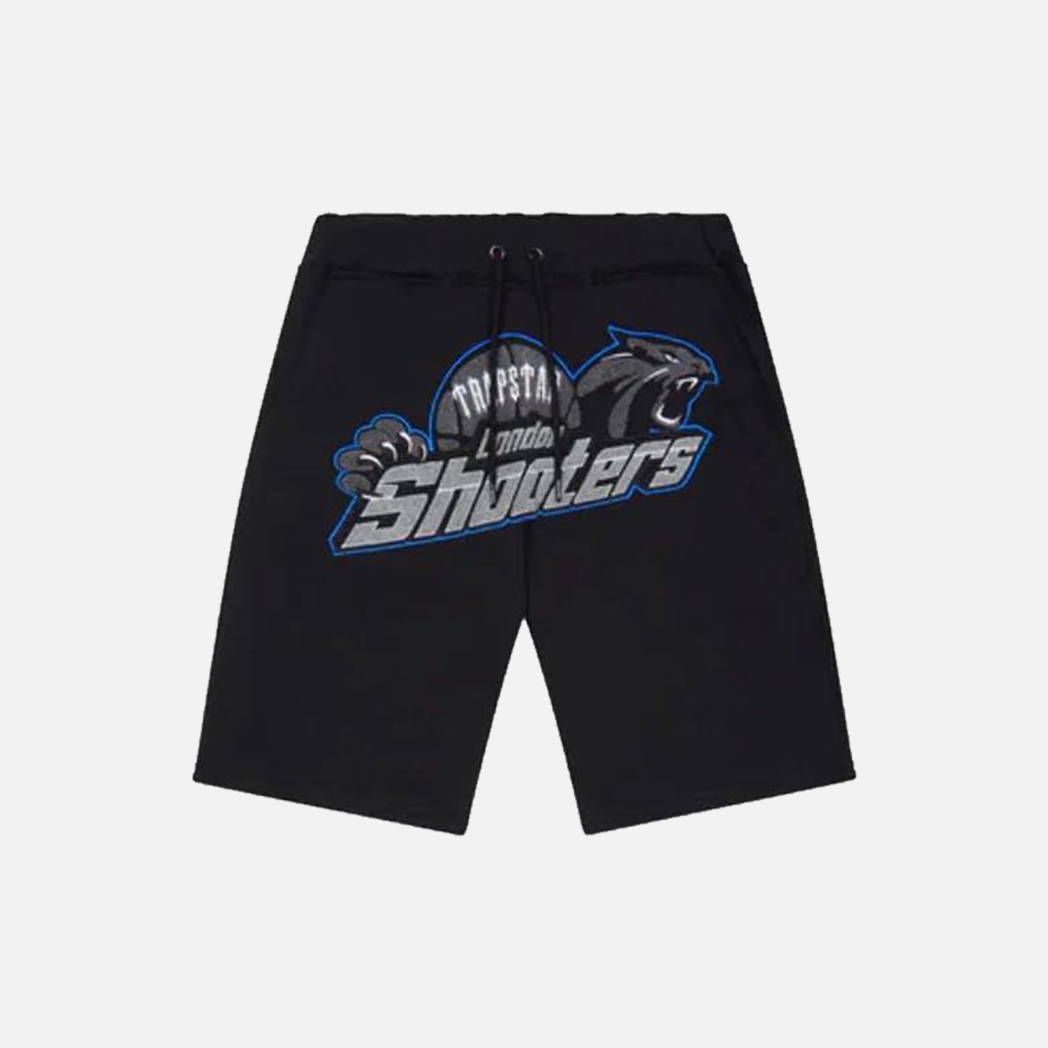 Trapstar Shooters T-Shirt & Short Set - Black / Blue