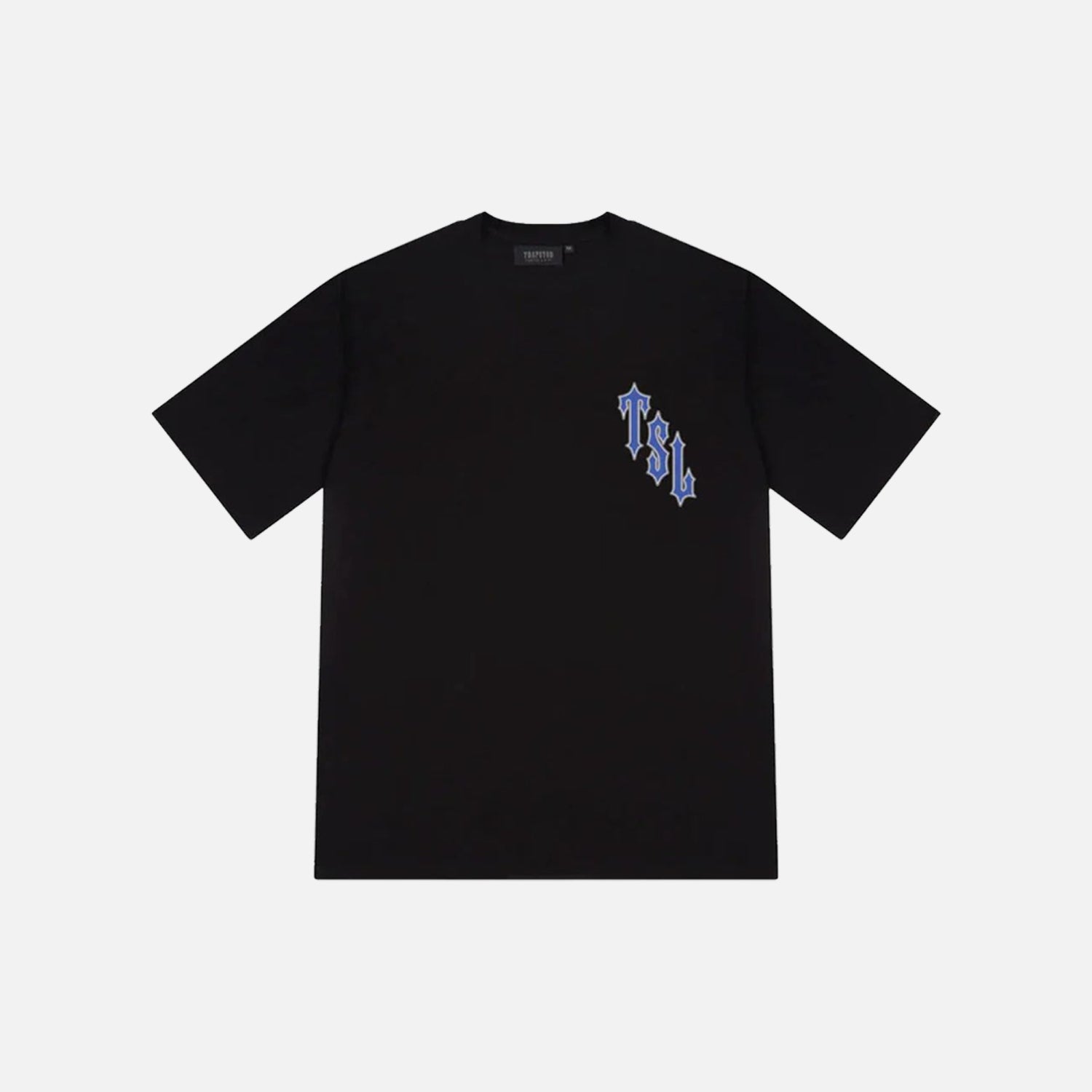 Trapstar Shooters T-Shirt & Short Set - Black / Blue