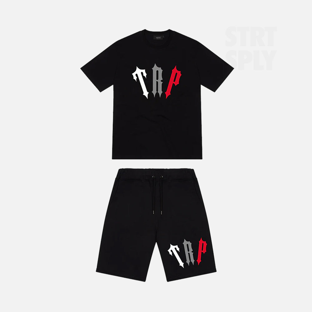 Trapstar TRP Short Set - Black / Infrared