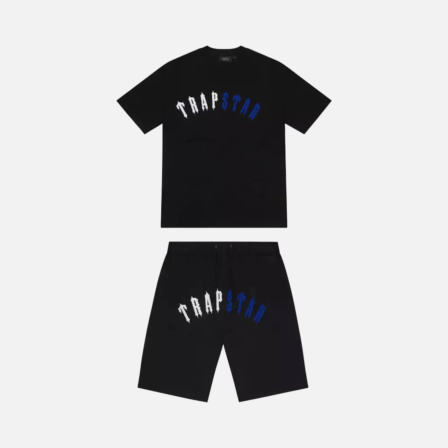 Trapstar Irongate Arch Short Set - Black Ice Edition