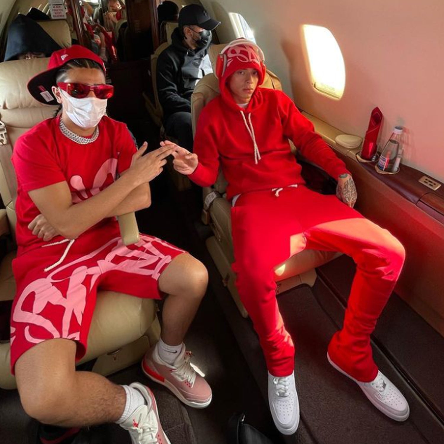 Syna World T-Shirt & Shorts Logo Set - Red