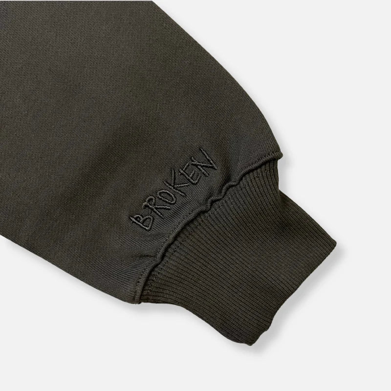 Broken Planet Market 'Broken Hearts' Hoodie - Dark Brown