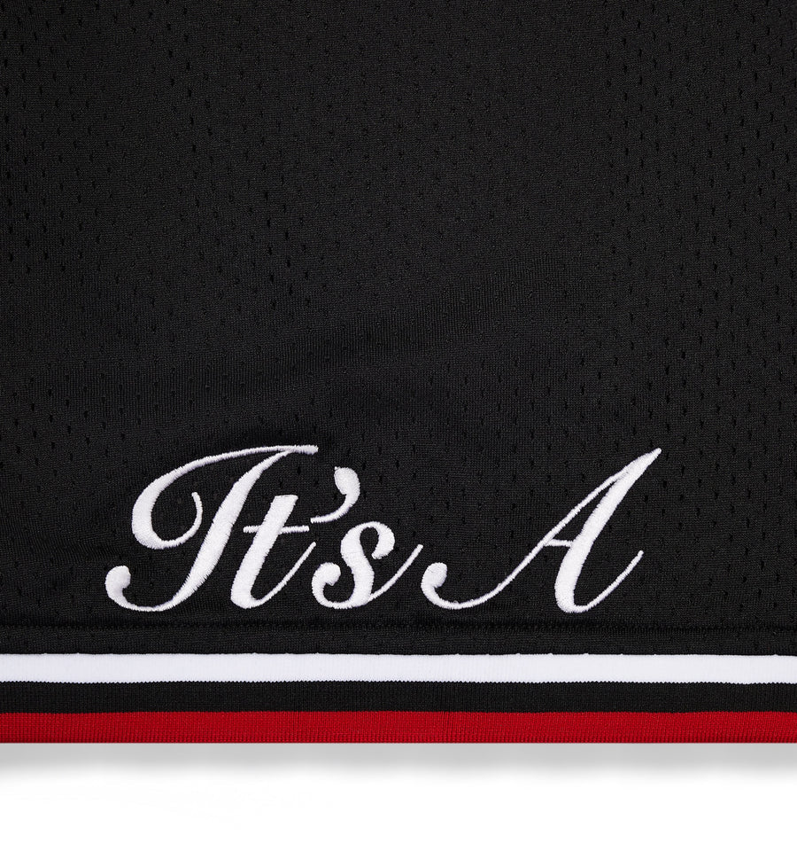 trapstar irongate arch its a secret shorts black red white kickkonnect new