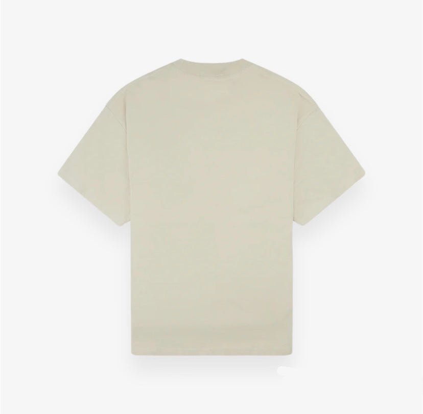 Broken Planet Basics T Shirt - Light Bone