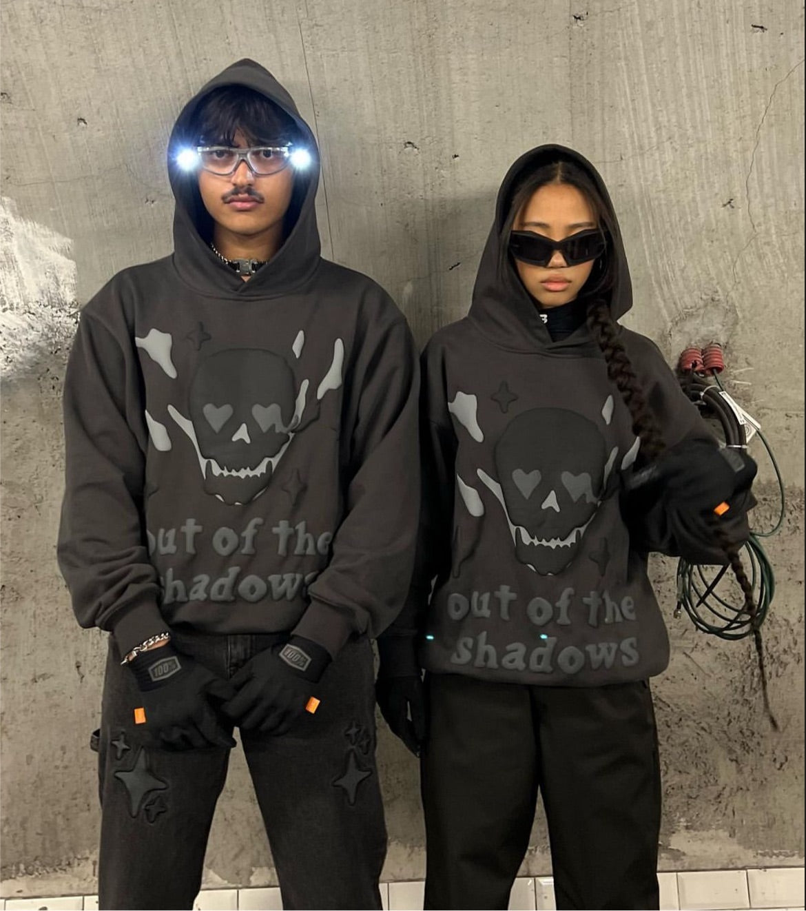 Broken Planet Market 'Out of The Shadows' Hoodie - Black