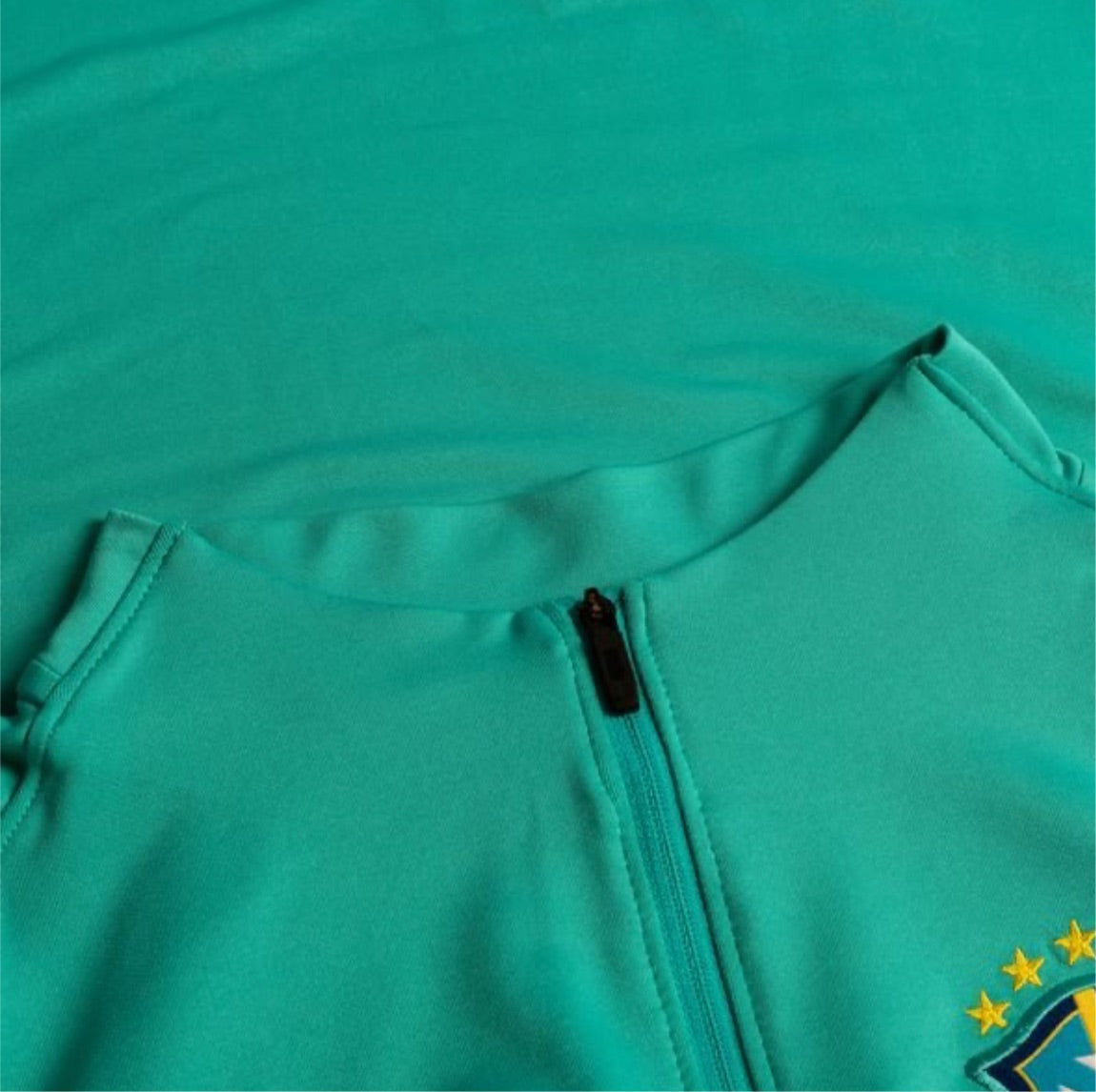 nike central cee dri fit quarter zip brazil blue aqua