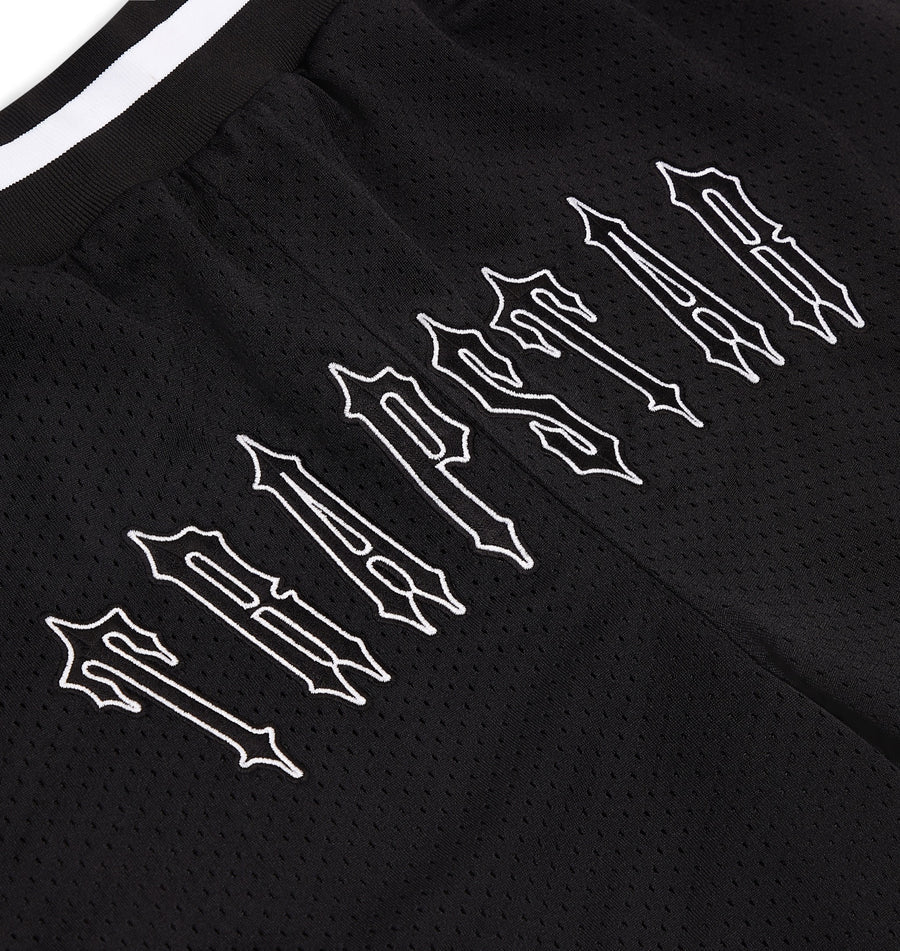 trapstar irongate arch its a secret shorts black red white kickkonnect new