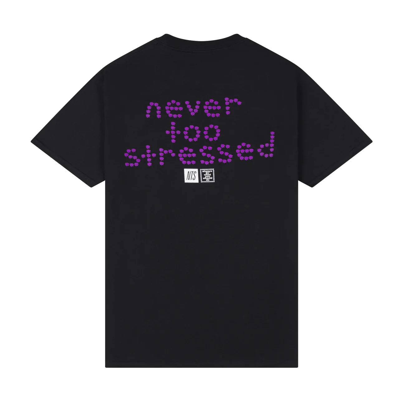 Always Do What You Should Do x NTS @ Sun T-Shirt - Black / Purple