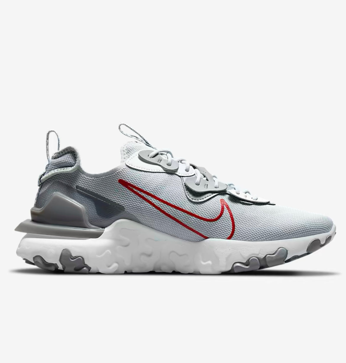 Nike React Vision Smoke Grey / University Red