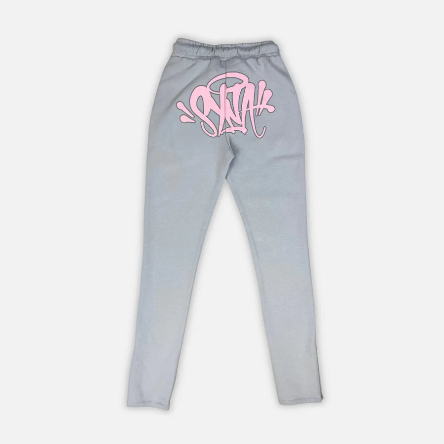Syna World Logo Tracksuit - Grey / Pink