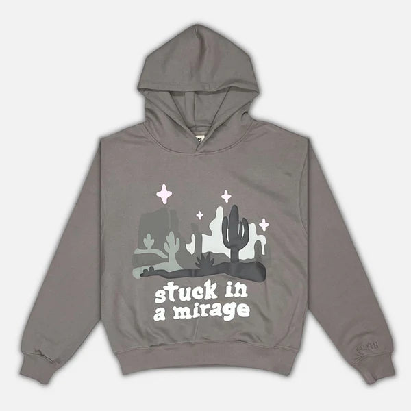 Broken Planet Market 'Stuck In A Mirage' Hoodie - Taupe