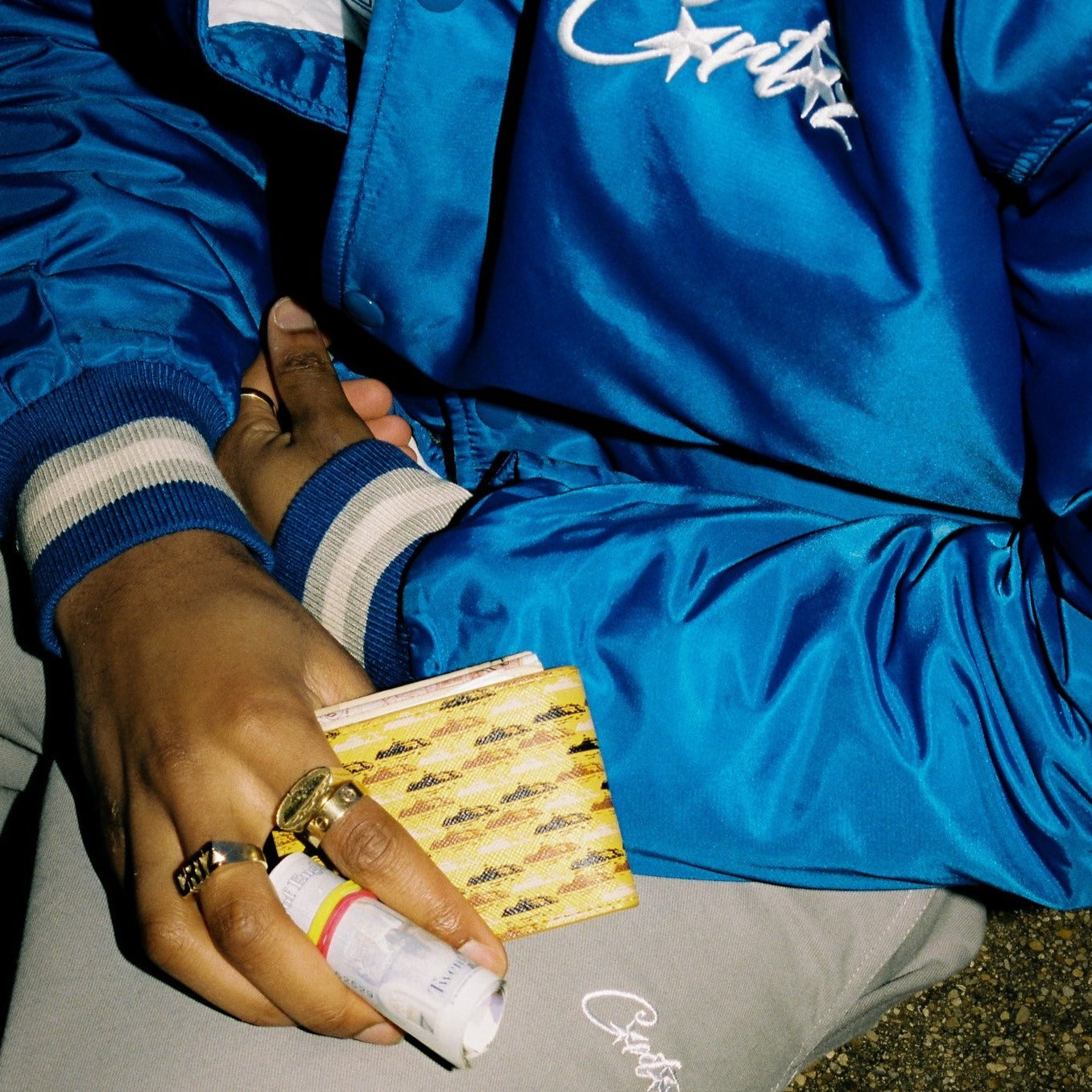 Corteiz RTW Leather Card Holder - Yellow