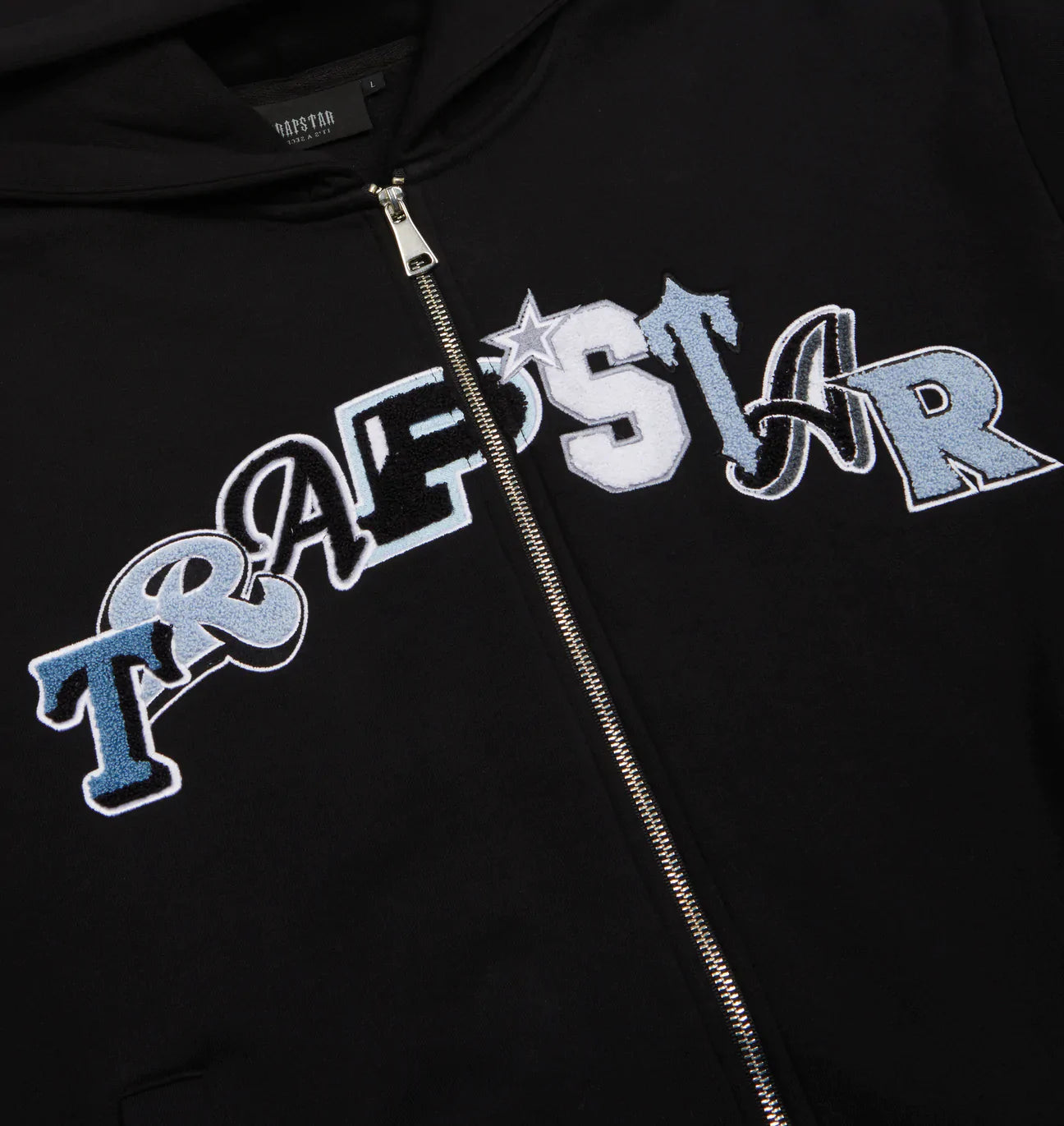 Trapstar Wildcard Hooded Tracksuit - Black / Blue