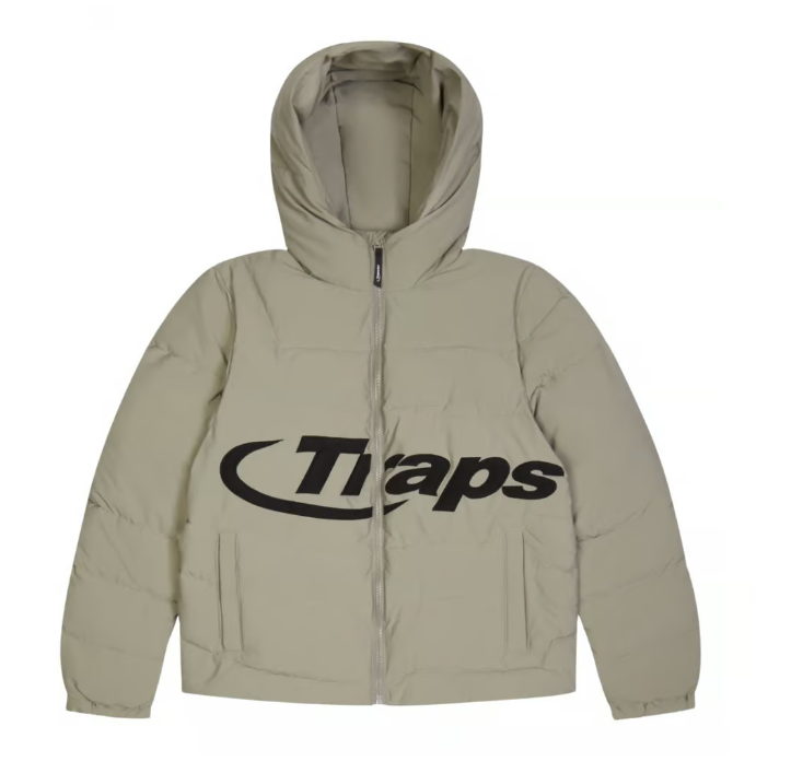 Trapstar Hyperdrive Hooded Coat - Light Olive