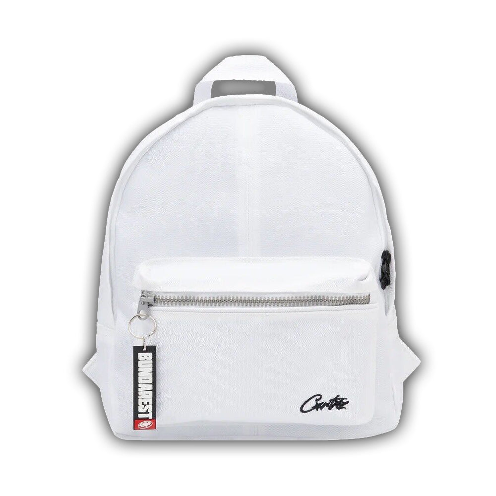 big white leather backpack Corteiz RTW Lil Big Backpack