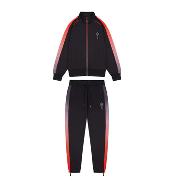 Trapstar Gradient T Tracksuit - Black / Red