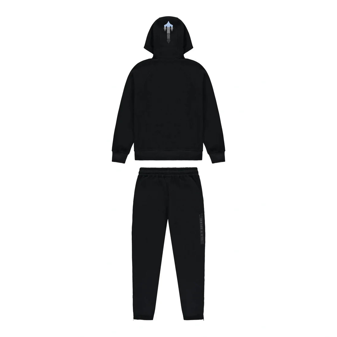 Trapstar Chenille Decoded 2.0 Hooded Tracksuit - Black / Ice Blue