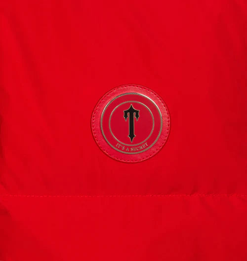 Women's Trapstar Irongate Detachable Hooded Puffer Jacket - Infrared