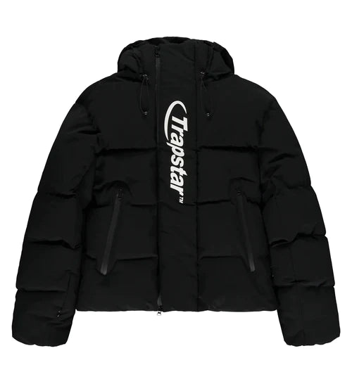 Trapstar Hyperdrive Technical Puffer Jacket - Black / White