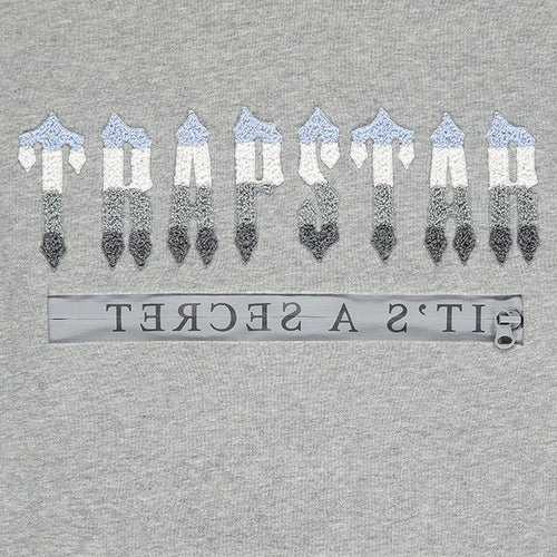 Trapstar Chenille Decoded 2.0 Hooded Tracksuit - Grey / Ice Blue