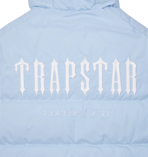 Trapstar Decoded Hooder Puffer 2.0 Jacket - Ice Blue
