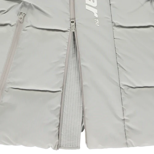 trapstar irongate technical puffer coat jacket light grey small medium large x large kickkonnect