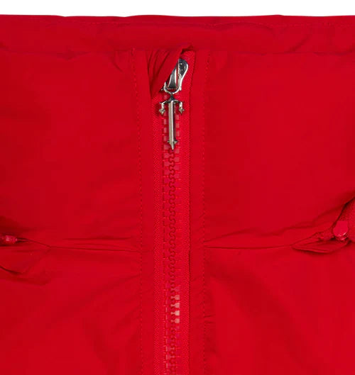 Women's Trapstar Irongate Detachable Hooded Puffer Jacket - Infrared