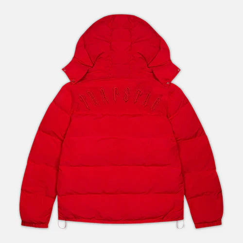 Trapstar Irongate Detachable Hooded Puffer Jacket - Infrared