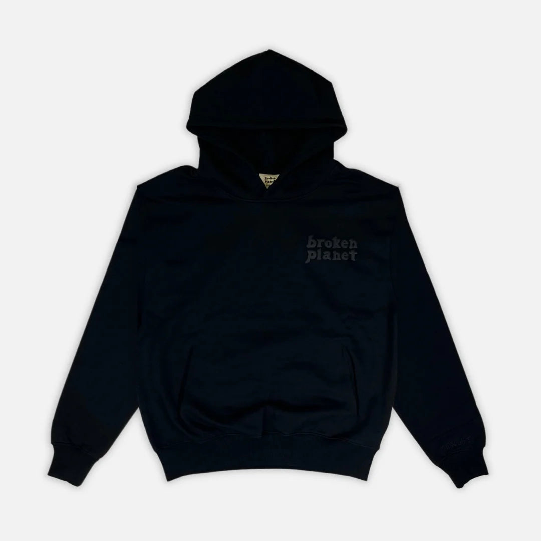 Broken Planet Market Basics Hoodie - Midnight Black
