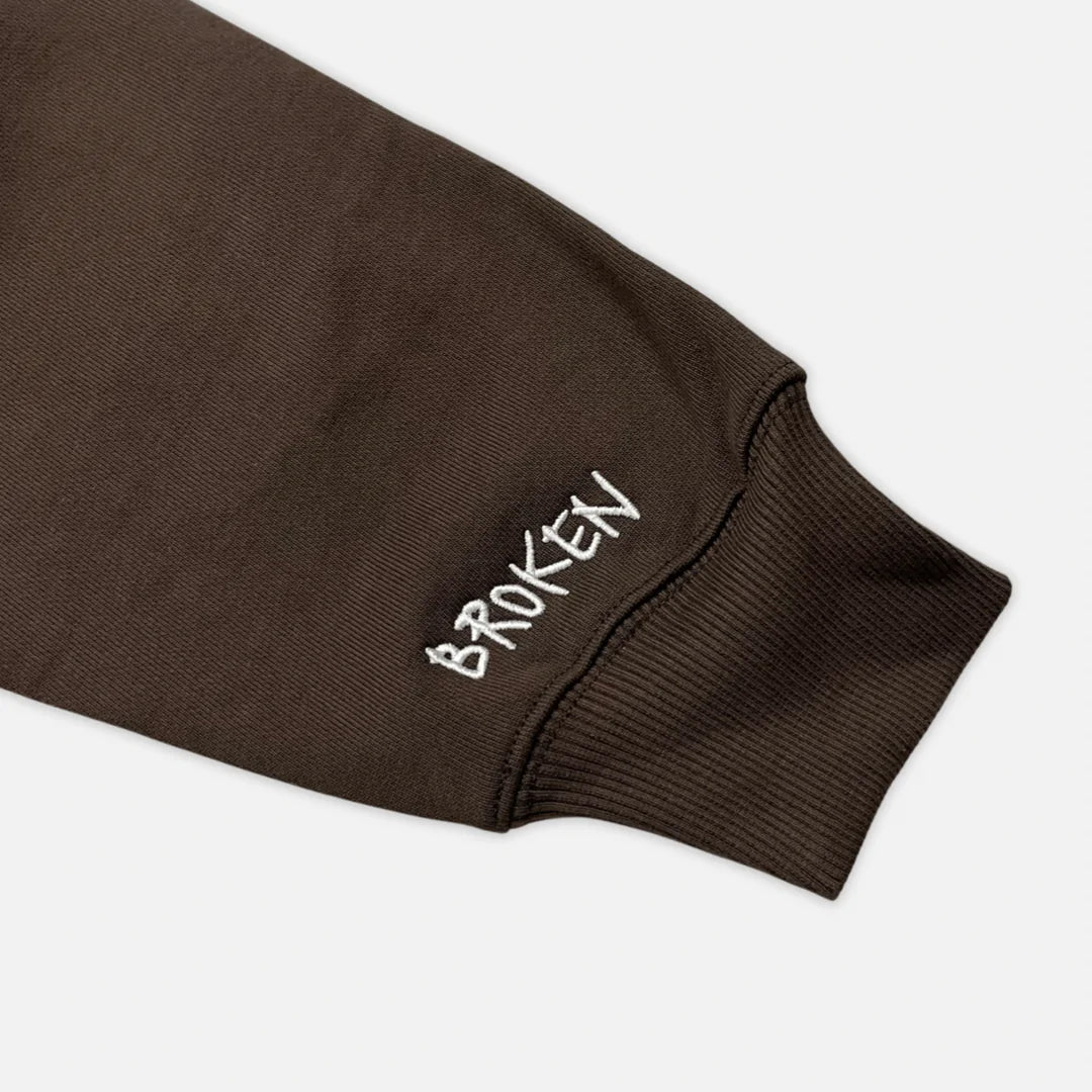 Broken Planet Market 'I'm Not From This Planet' Hoodie - Brown