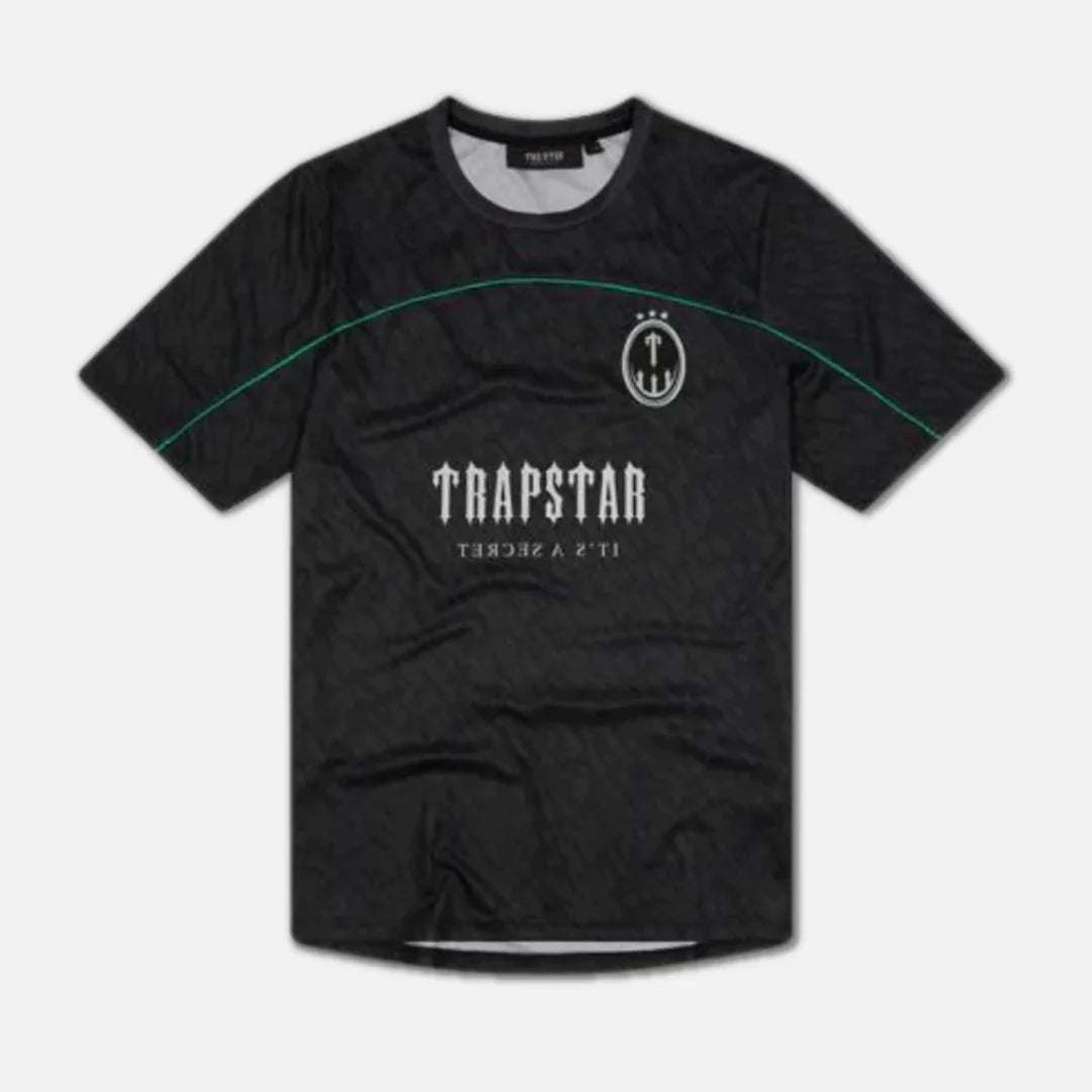 Trapstar T Football Jersey - Black / Blue