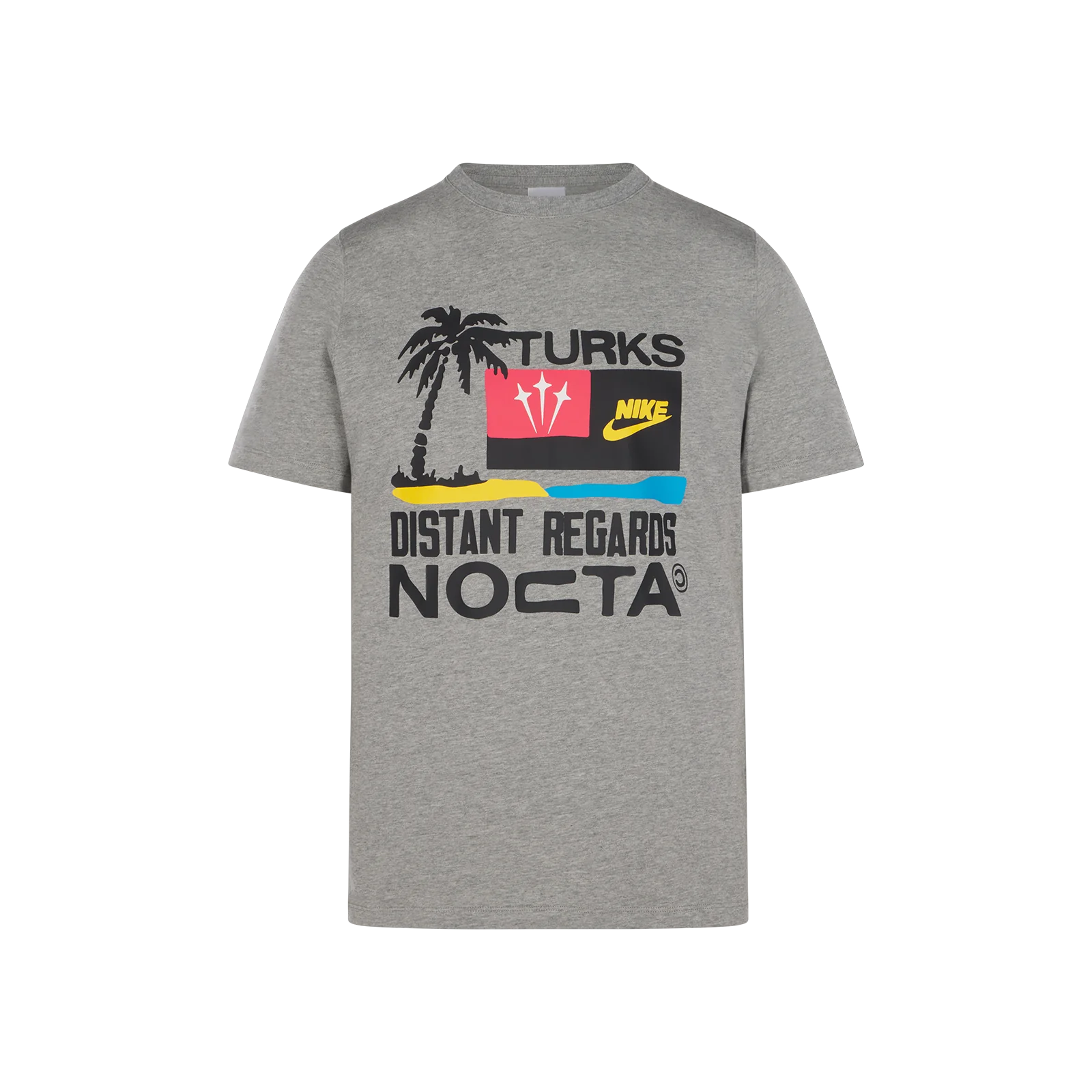 Nocta Turks & Caicos Souvenir T-Shirt - Grey Nocta Turks & Caicos Souvenir T-Shirt - Grey
