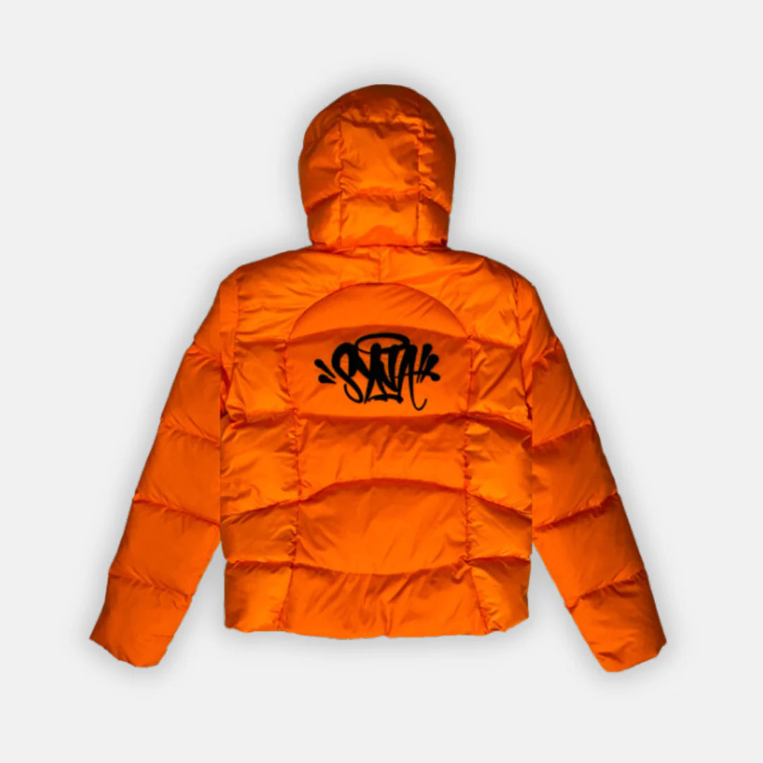 Syna World Wave Puffer Jacket - Orange