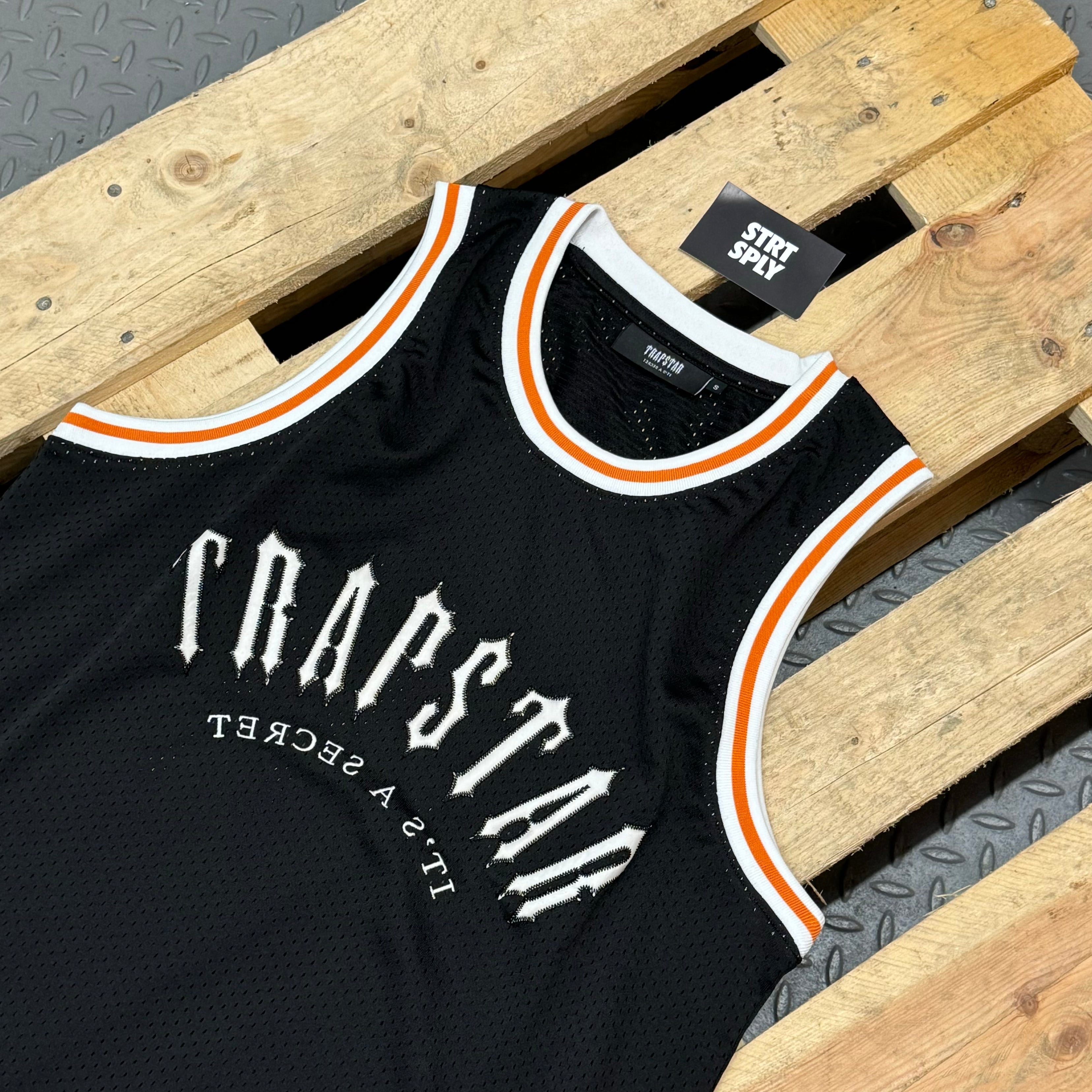 Trapstar Irongate Arch Basketball Vest - Black