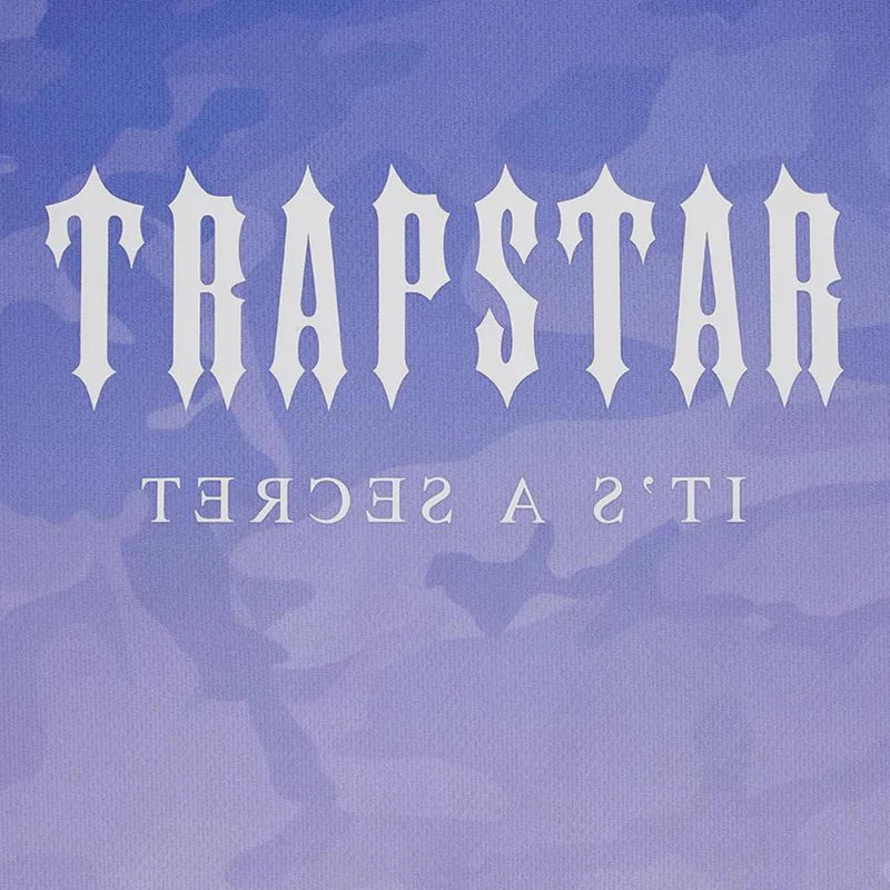 Trapstar Irongate Monogram Football Jersey - Blue Camo