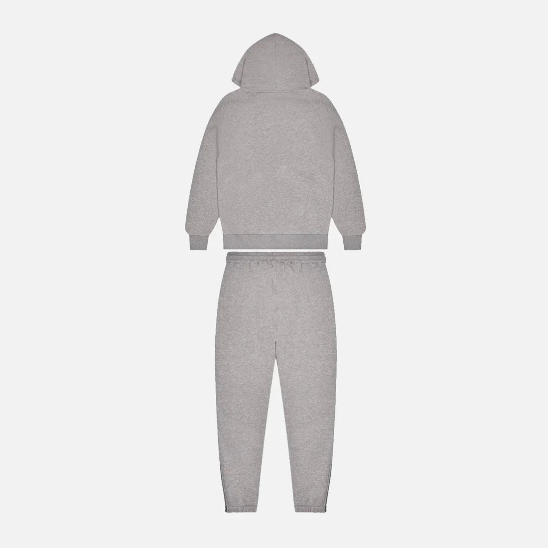 Trapstar Chenille Decoded Hooded Tracksuit - Grey / Red