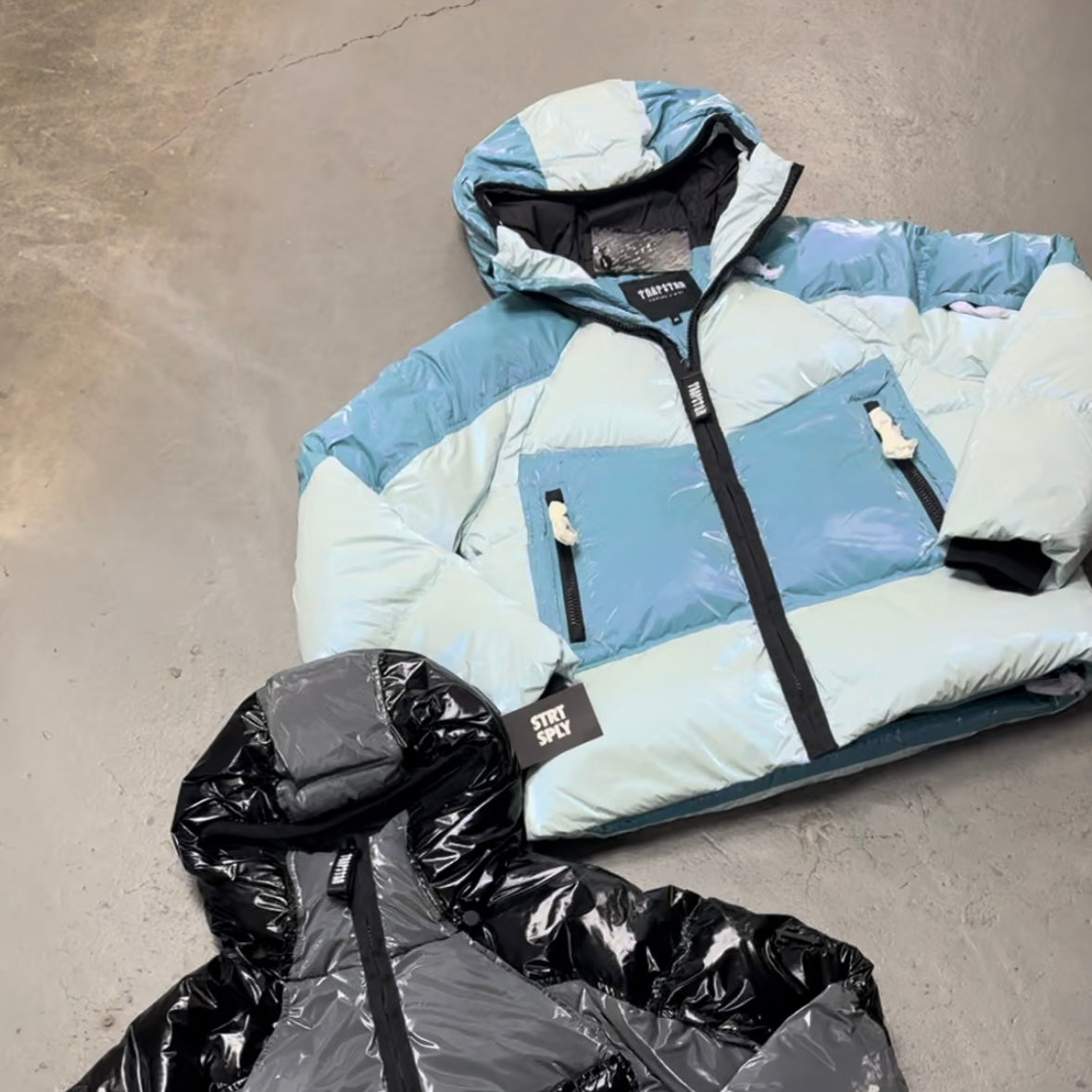 Trapstar Irongate T 2-Tone Puffer - Tibetan Blue